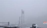 北京门头沟迎来入秋后第一场雪