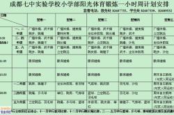 小学学校体育计划