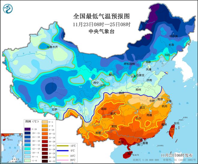 寒潮蓝警，全国大部将降温6至10℃——气候突变下的准备与挑战